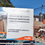 UNQUILLO EN OBRAS: AVANZAN LAS MEJORAS DEL PASAJE SANTUCHO Y ARROYO LAS ENSENADAS