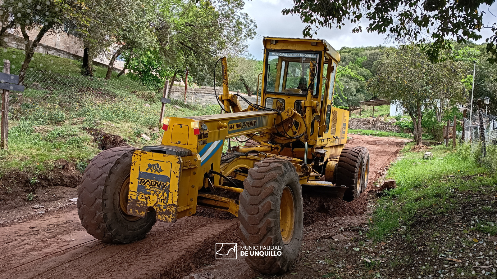 UNQUILLO: EL MUNICIPIO REALIZA TRABAJOS DE MANTENIMIENTO Y RECUPERACIÓN TRAS LA TORMENTA